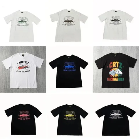 Corteiz Rules The World Oval Ship Graphic T-Shirt