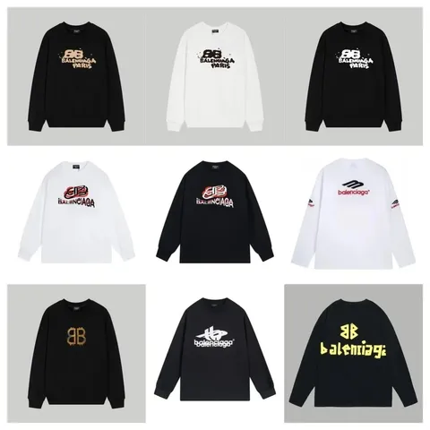 Balenciaga BB Logo Graphic Crewneck Sweatshirt