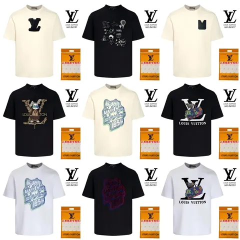 Louis Vuitton Logo Graphic T-Shirt Collection — Multiple Styles