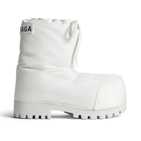 Balenciaga Alaska Low Boots in White