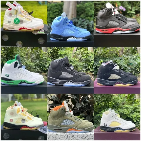 Jordan Air Jordan 5 Retro Reflective High-Top Sneakers