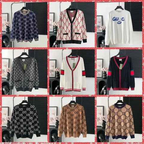 Gucci Z grafiką Dzianinowy Sweter I Kardigan Kolekcja