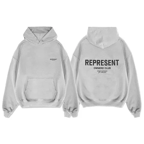 Represent Owners Club Back-Graphic Pullover Hoodie