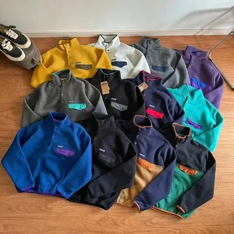 Patagonia Snap-T Contrast Pocket Fleece Pullover Jacket