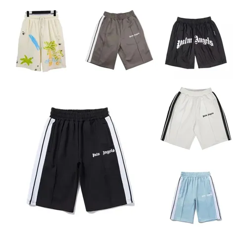 Palm Angels Side Stripe Logo Track Shorts