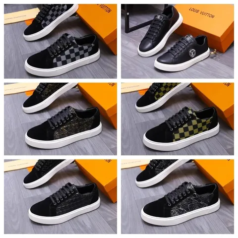 Louis Vuitton Damier Canvas Low-Top Sneakers