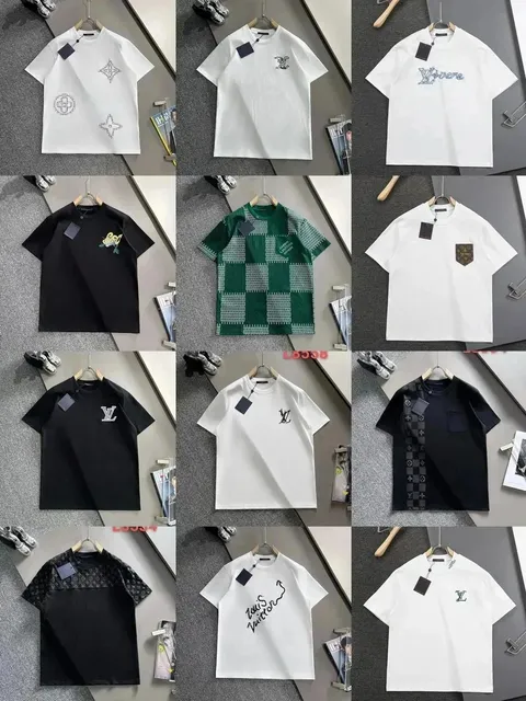 Louis Vuitton Embroidered Logo Graphic T-Shirt