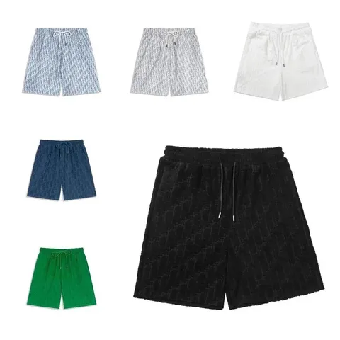 Dior Oblique Terry Cloth Ściągacz Elastic Waist Szorty