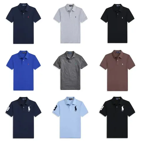 Ralph Lauren Pique Cotton Pony Logo Polo Shirt