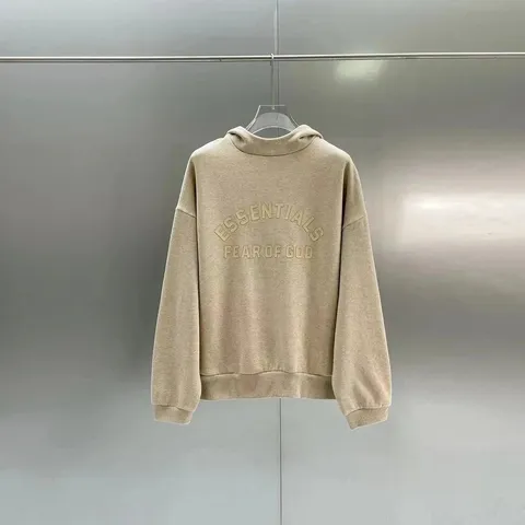 Fear of God Essentials Arched Logo Pullover Hoodie