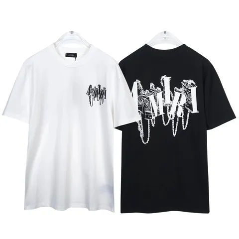 AMIRI Chain-Letter Back-Print Graphic T-Shirt