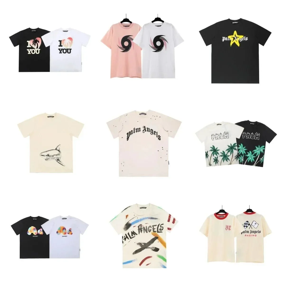 Coach graphic T-shirt collage with bold printed logos and a relaxed short-sleeve fit.