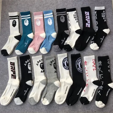 BAPE Assorted crew socks with BAPE branding