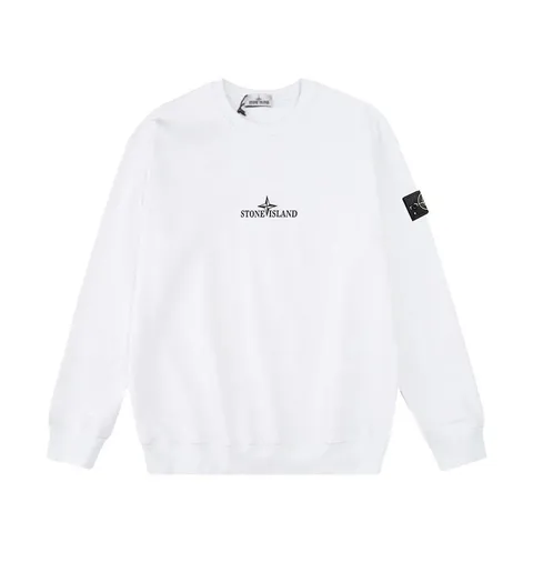 Stone Island Compass Logo Crewneck Sweatshirt