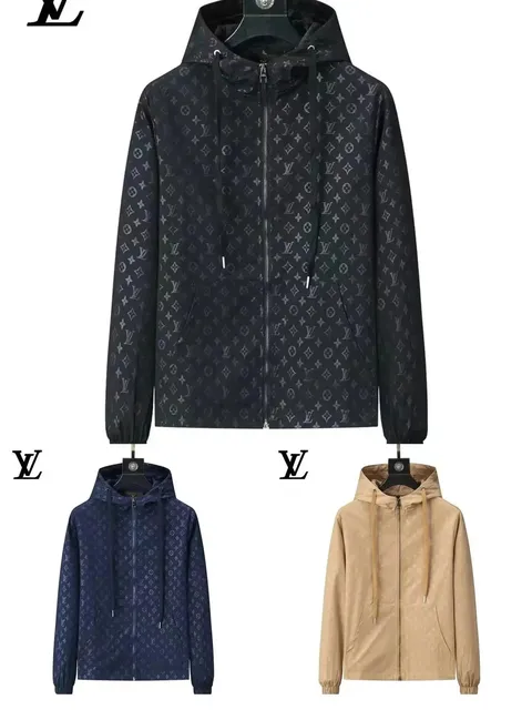 Essentials Allover Logo Print Hooded Zip Jacket