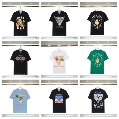 Casablanca Tennis Club Graphic Print T-Shirt
