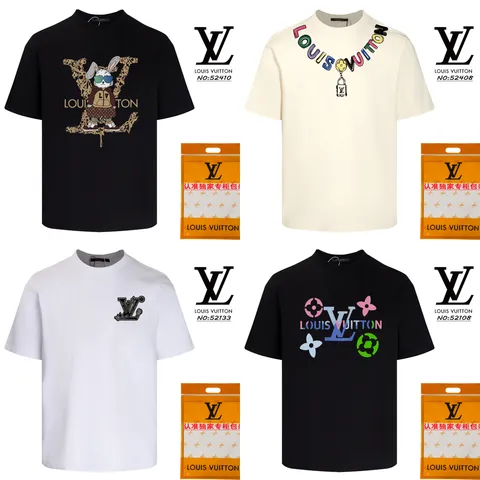 Louis Vuitton Casual T-Shirt Collection — Multiple Styles — HB12