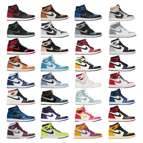 Jordan 1 High OG Skóra Wysoki profil Sneakersy