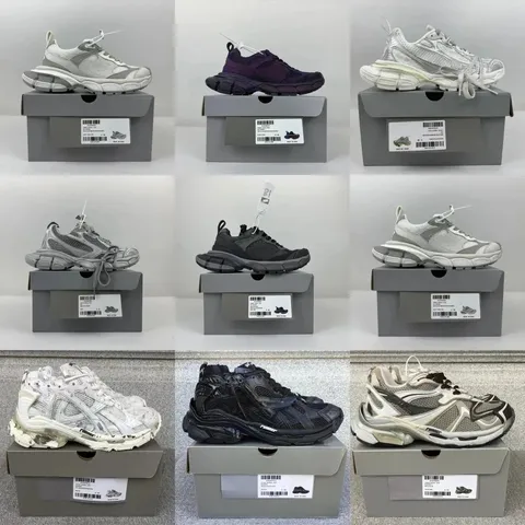 Balenciaga 3XL Layered Mesh Chunky Sneakers
