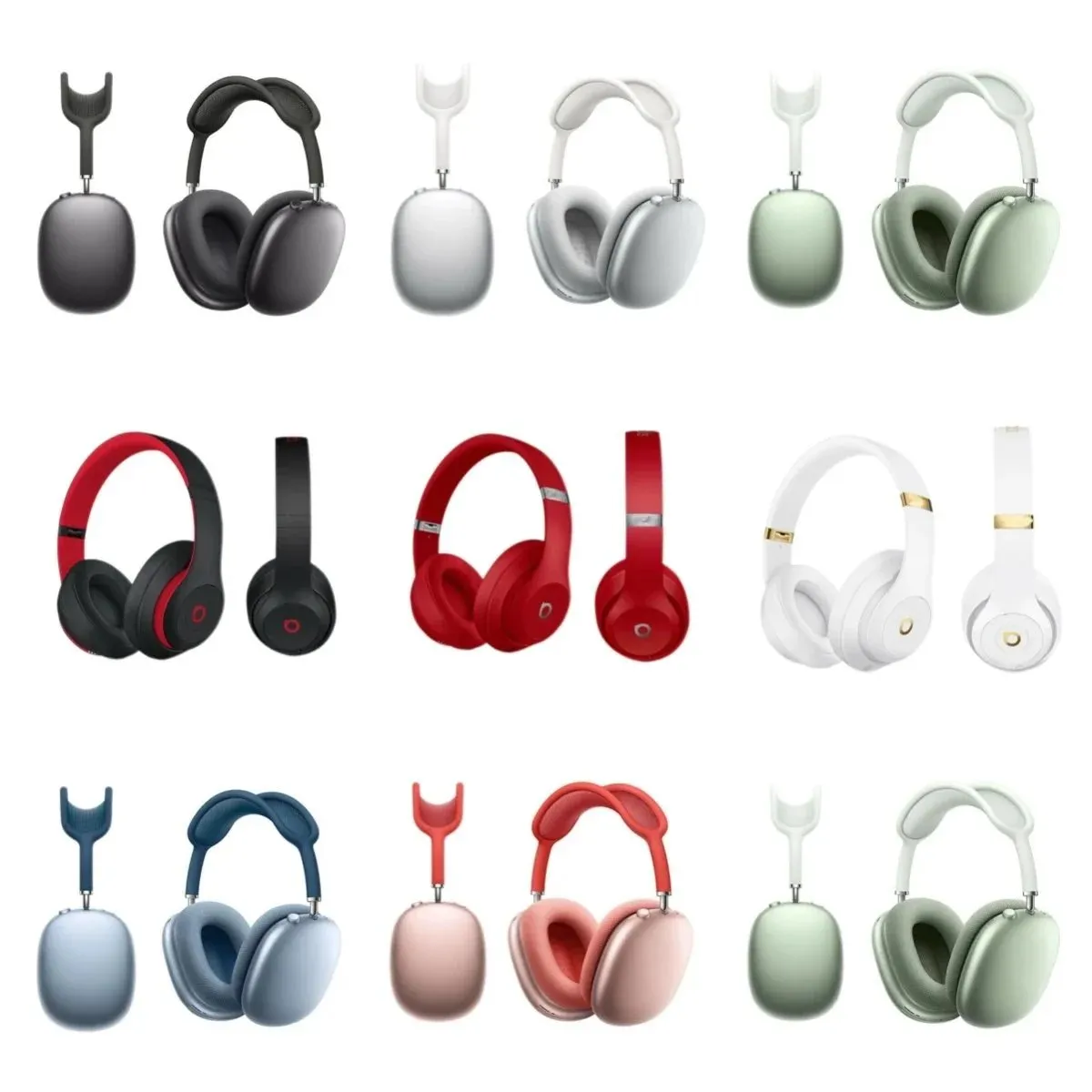 Unbranded Wireless Headphones over-ear z etui w kilku kolorach