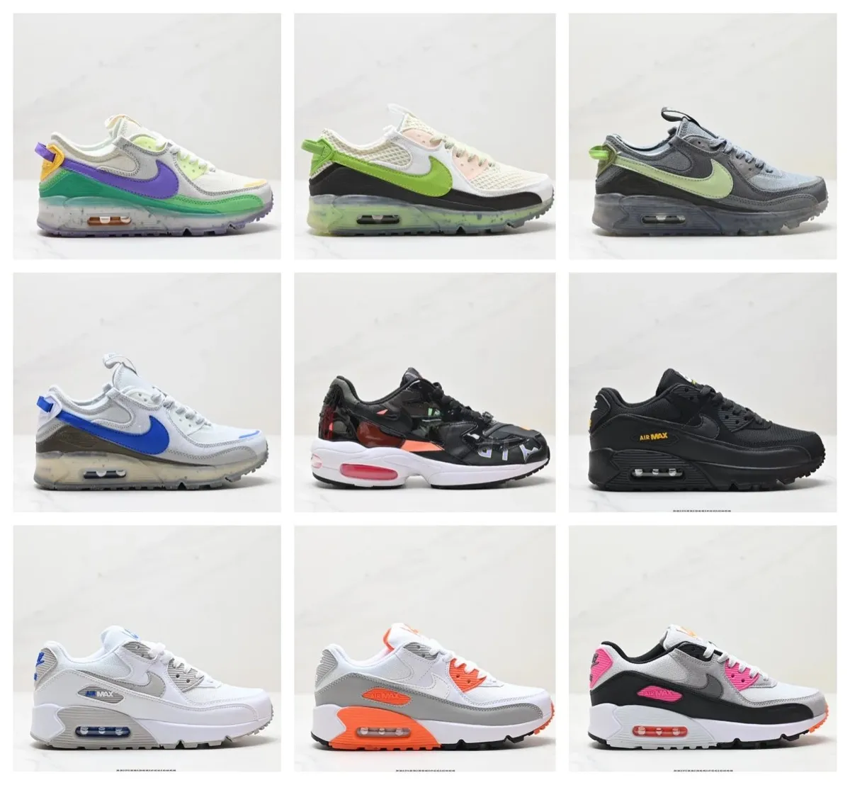 Nike niski profil buty do biegania z AIR MAX, siateczkową cholewką i grubą podeszwą.