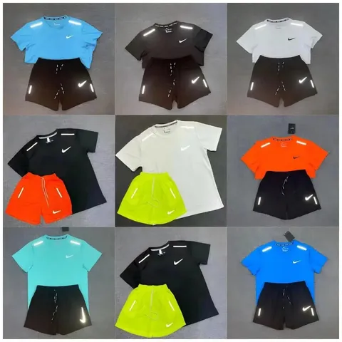 Nike Athletic T-Shirt and Shorts Set