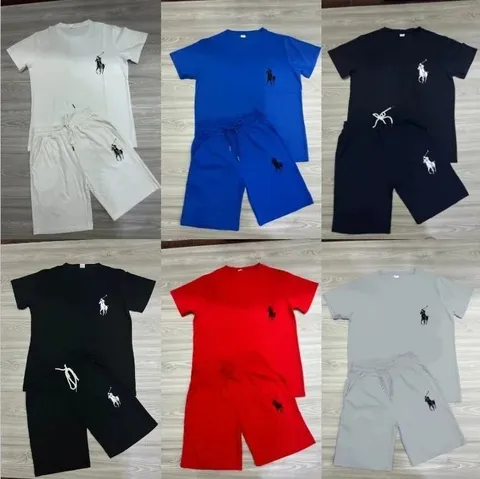 Ralph Lauren Casual T-Shirt and Shorts Matching Set