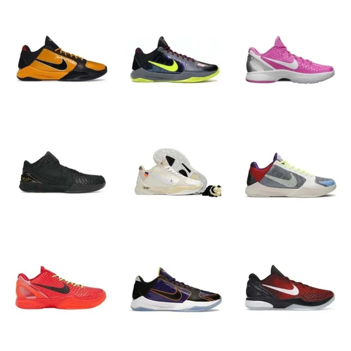 Nike sneakers w koszykarskim fasonie, z dużym Swoosh i kolorowymi wariantami