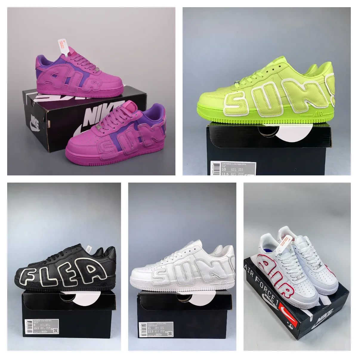 Nike Air Force 1 Low Sneakers w niskim fasonie z dużym napisem AIR