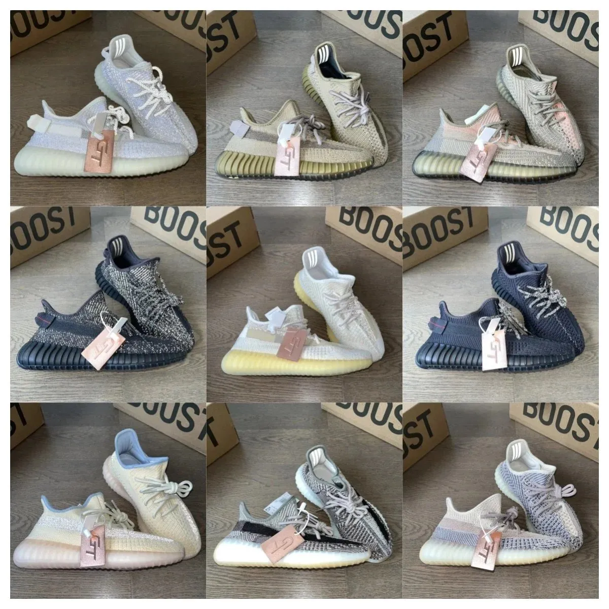 Adidas sneakersy w niskiej, dzianinowej formie z ribowanym spodem i wieloma kolorami.