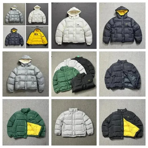Corteiz Quilted Hooded Puffer Jacket with Script Logo