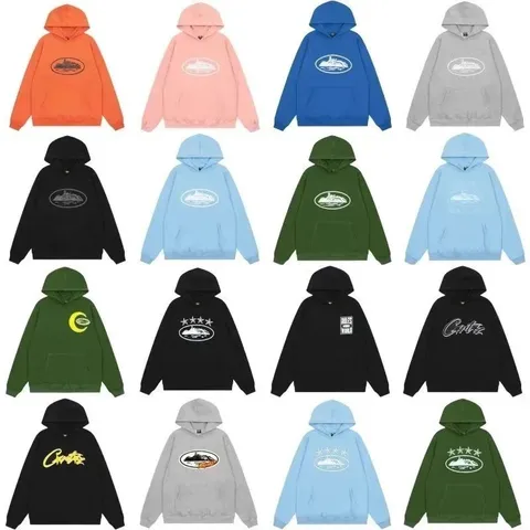 Corteiz Graphic Print Pullover Hoodie