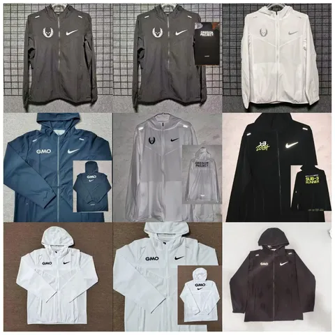 Nike Athletic Zip-Up Running Jacket