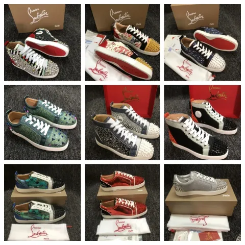 Christian Louboutin Unisex Studded Sneakers