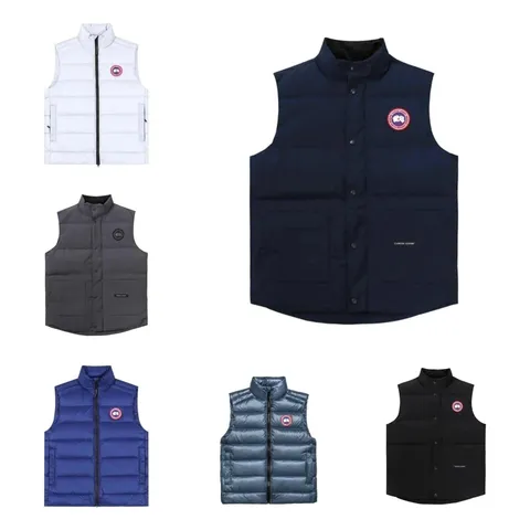 Canada Goose Logo Patch Quilted Puffer Vest