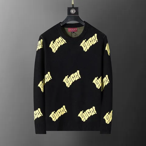 Gucci Embroidered Knit Sweater — DX9-13
