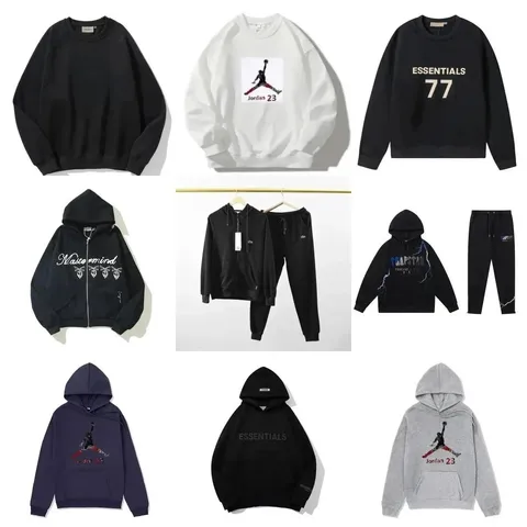 Fear of God Essentials Logo Fleece Pullover Hoodie