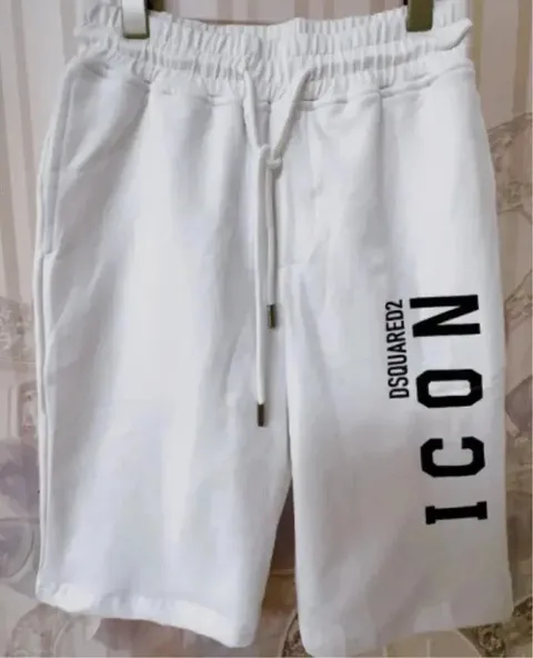 Dsquared2 ICON Logo Vertical Nadruk Ściągacz Szorty